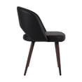 thumbnail image 3 of Take Me Home Executive Armless Dining Chair – Mid-Century Style with Premium PU Leather Upholstery and Sturdy Walnut Legs, Perfect for Modern Dining Spaces", 3 of 4