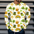 thumbnail image 2 of RATTOYY Mens T Shirts Long Sleeve Tee Round Neck Funny Print Pullover Mens Outdoor Tops, 2 of 5