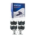thumbnail image 4 of Detroit Axle - Rear Brake Kit for 2004-2010 VW Touareg, 2007-15 Audi Q7, 2003-06 08-10 Porsche Cayenne Drilled & Slotted Disc Brake Rotors Replacement Ceramic Brakes Pads: 12.99" Rotor, 4 of 7