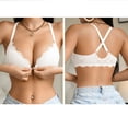 thumbnail image 6 of OVAFBAU Bras for Women Supportive Seamless Push Up Bra T-Shirt Bra Underwire Bra Front Closure Push Up Lace Racerback Women Underwears, 6 of 6