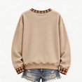 thumbnail image 4 of Women's Sweatshirt Crew Neck Long Sleeve "I'M READY FOR THE 'BER MONTHS" Pullover Cozy Autumn Book Pumpkin Spice Latte Graphic Loose Casual Tops Ginger XXL, 4 of 4