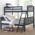 thumbnail image 2 of Dorel Living Airlie Wood Twin Over Full Bunk Bed in Slate Gray, 2 of 7