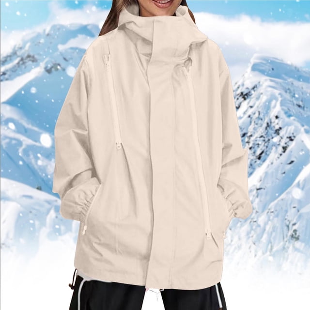 Chaquetas y prendas de vestir casuales con capucha de manga larga El mismo estilo para hombres y mujeres Chaqueta funcional liviana para exteriores con cremallera suelta Chaqueta de trabajo Cortavient