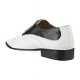 thumbnail image 3 of LIBERTYZENO Mens Double Tone Classic Dress Shoes For Adult Male, 3 of 7