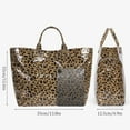 thumbnail image 5 of Tote Bag for Women Large PVC Tote Bag Plastic Handbag Letters Print Handbag Clear Hobo Bag, 5 of 13