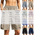 thumbnail image 3 of Cagogo Women Plus Size Cargo Bermuda Shorts Elastic Waist Pants with Pockets Casual Loose Fit Active Summer Workout Beach Lounge Travel Shorts, Gray 3XL, 3 of 9