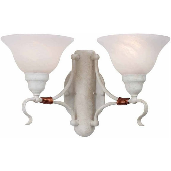 Volume Lighting V2562 2 Light 11" Tall Wall Sconce - Parchment
