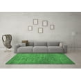 thumbnail image 3 of Ahgly Company Indoor Rectangle Abstract Emerald Green Modern Area Rugs, 4' x 6', 3 of 4