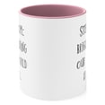 thumbnail image 2 of Stepmom Gifts Two-Tone 11oz Mug "Stepmom: brightening our world hero.", 2 of 4