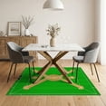 thumbnail image 3 of ODIKA 5'x7' Washable Area Rug Baseball Field Playbook With Athletic Arrows And Stadium Marks for Dining Room, Under Table, Home Office, Non-Slip Chair-Friendly, 3 of 7