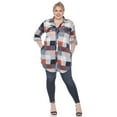 thumbnail image 2 of White Mark Tunique à Carreaux Buffalo pour Femmes Manches 3/4, 2 of 6