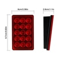 thumbnail image 5 of General Motors Cuadrada Luz de freno reposición resaltada LED Lámpara piloto anti-explosión trasera Lámpara de advertencia Blanco RV, 5 of 5