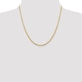 thumbnail image 2 of 14K Yellow Gold chain Cable Concave 20 in 1.95 mm Flat, 2 of 5