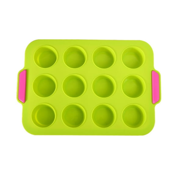 Dvkptbk Baking Molds Silicone Cake Pan Muffin Chocolate Pizza Baking Tray Mould Kitchen Gadgets on Clearance