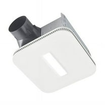 Broan NuTone AE110LK 110 CFM Flex Series Ceiling Bathroom Exhaust Fan with Clean Cover Grille & LED Light Energy Star