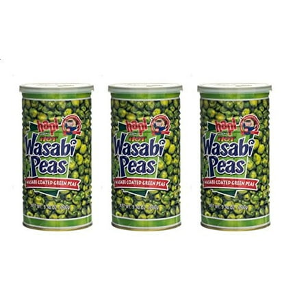 Hapi Hot Wasabi Peas, 9.9 Ounce (Pack of 3)