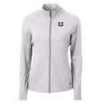 thumbnail image 2 of Women's Cutter & Buck  Heather Gray Utah State Aggies Adapt Eco Knit Heather Recycled Full-Zip Jacket, 2 of 3