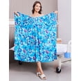 thumbnail image 3 of Pinspark Hospital Gowns for Women Post Shoulder Surgery Open Back Adaptive clothing lounge dress for Patients&Seniors Nightgown, 3 of 6