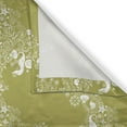 thumbnail image 5 of Ambesonne Sea Shells Grommet Curtain, Swirls with Seahorse, 50" x 84", Yellow Green White, 5 of 6