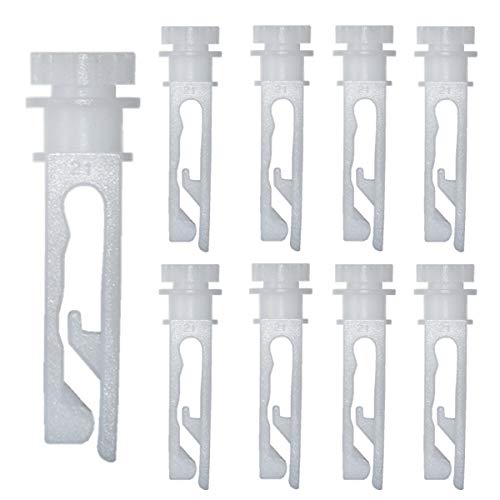 APUXON 20pcs Vertical Blind Stem Replacement White Stems for Vertical