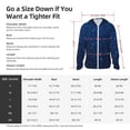 thumbnail image 5 of Lsque Sparkling Blue Glitter UPF 50+ Lightweight Sun Protection Men's Women's Long Sleeve Shirt, Hoodie Performance -X-Large, 5 of 9