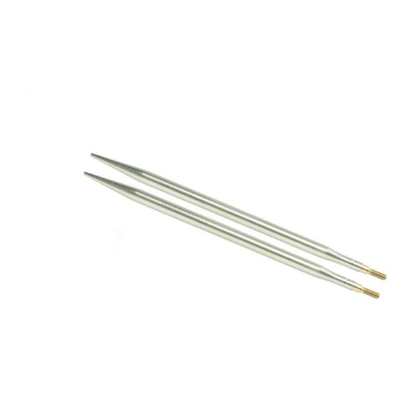 HiyaHiya Interchangeable Needle Tips 4 inch (10cm) Steel Size US 8 (5mm) HISTINTIP4-8