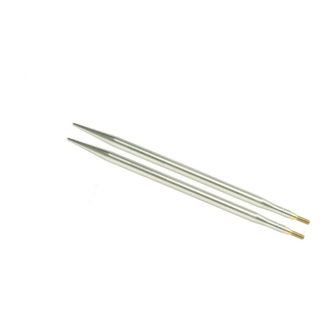 HiyaHiya Interchangeable Needle Tips 4 inch (10cm) Steel Size US 8 (5mm) HISTINTIP4-8