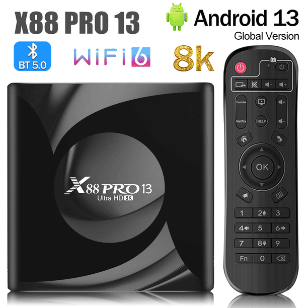 X88 Pro 13 Ultra HD 8K Smart TV Box Android 13.0 RK3528 2GB16GB