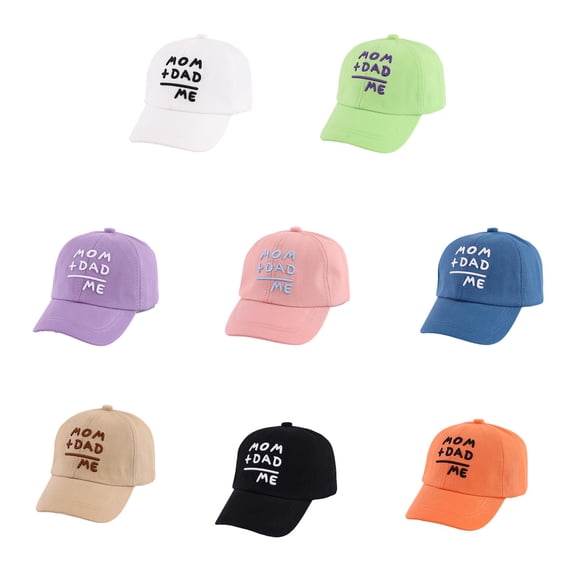 Baby Baseball Cap Infant Sun Hat Cotton Soft Brim Shell Embroidery Toddler Summer Outdoor