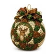 thumbnail image 2 of CSSAD Christmas Ornament - 3D Fabric Poke Christmas Ball DIY Kit, Christmas Balls Craft Kit for Adults, Poke Art for Adults, Beginner-Friendly No-Sew Craft, 3D Texture, 4", 2 of 6
