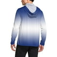 thumbnail image 5 of Fanxing Fishing Shirts for Men Big and Tall Hooded Sun Shirt with Mask Cover Long Sleeve UPF 50 Rash Guards Cooling Lightweight Hoodies Blue,XXL, 5 of 8