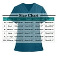 thumbnail image 3 of Fashion YLSDY Scrub Tops for Men Women V-Neck Scrubs Unisex Stretch Nursing Shirts Medical Uniform Workwear with 3 Pockets Navy L, 3 of 6