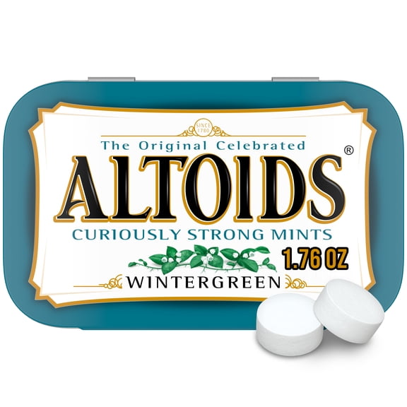Altoids Wintergreen Breath Mints - 1.76 oz Tin