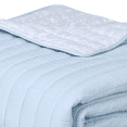thumbnail image 3 of Edredón Ligero Hudson & Main Washed 85 GSM Quilt Azul Celeste Queen Size Doble Vista Azul Celeste y Gris, 3 of 4
