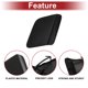 thumbnail image 4 of Tapa del gancho de remolque delantero derecho para Toyota Prius C Aqua 2012-2014, tapa del gancho de remolque No.5212752540, plástico negro mate, 1 Pcs, 4 of 6