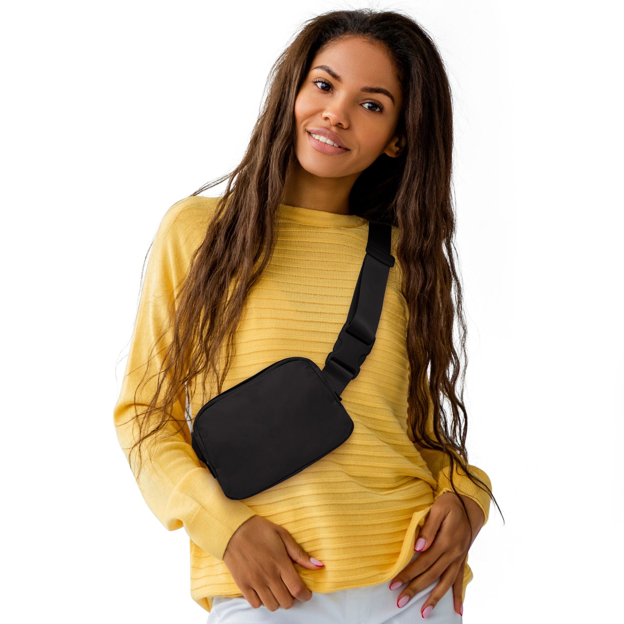 ABG Accessories Nylon Everything Belt Bag - Messenger Bag, Style May Vary