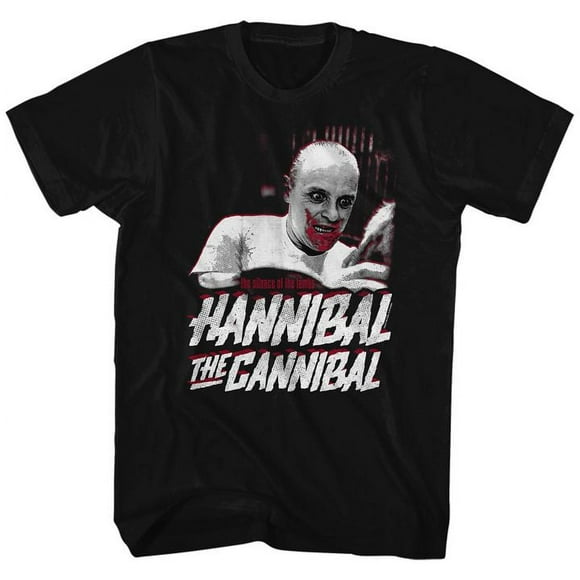 Silence Of The Lambs The Cannibal Black Adult T-Shirt