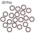 thumbnail image 2 of Fluorine Rubber O-Rings 22mm OD 16mm ID 3mm Width FKM Seal Gasket, Brown 20pcs, 2 of 3