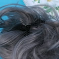thumbnail image 5 of 2 Pieces Wig with Bang Hair Claw Clips Extension Bun Bangs Human Band Curly Ponytail Miss, 5 of 6