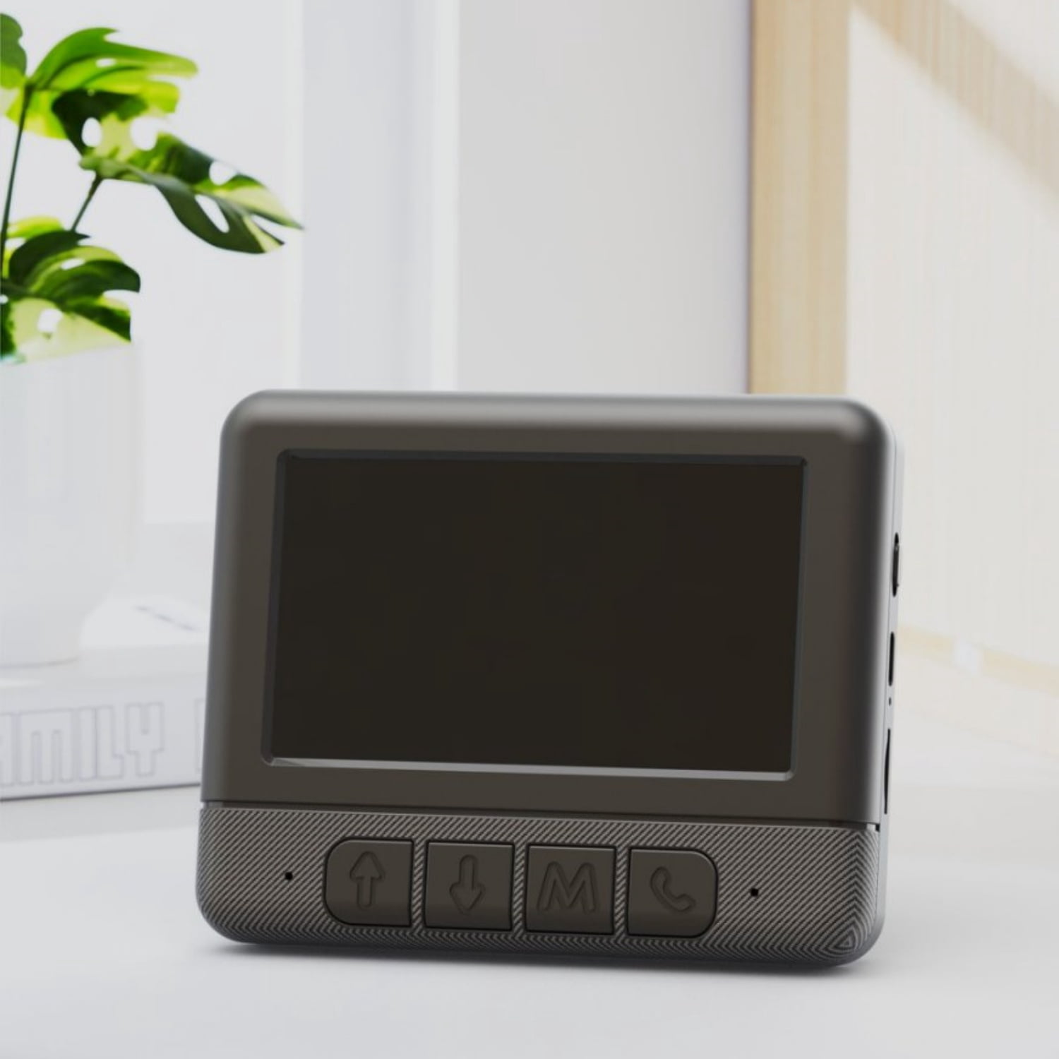 Visual smart doorbell with 4.3-inch color display, 0.3 megapixel camera for home security