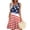 White, variant on WTOBBY Women's Summer Dresses Loose V Neck Sleeveless Sundresses with Pockets, Casual and Practical for Daily Wear and Travel,Blue L