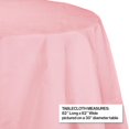 thumbnail image 3 of 12/Case Bulk Classic Pink Round Paper Table Covers 82 inch 82 inch, 3 of 6