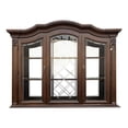 thumbnail image 4 of Home Elegance Lordsburg 5 Drawer Buffet & Hutch in Dark Brown, 4 of 7
