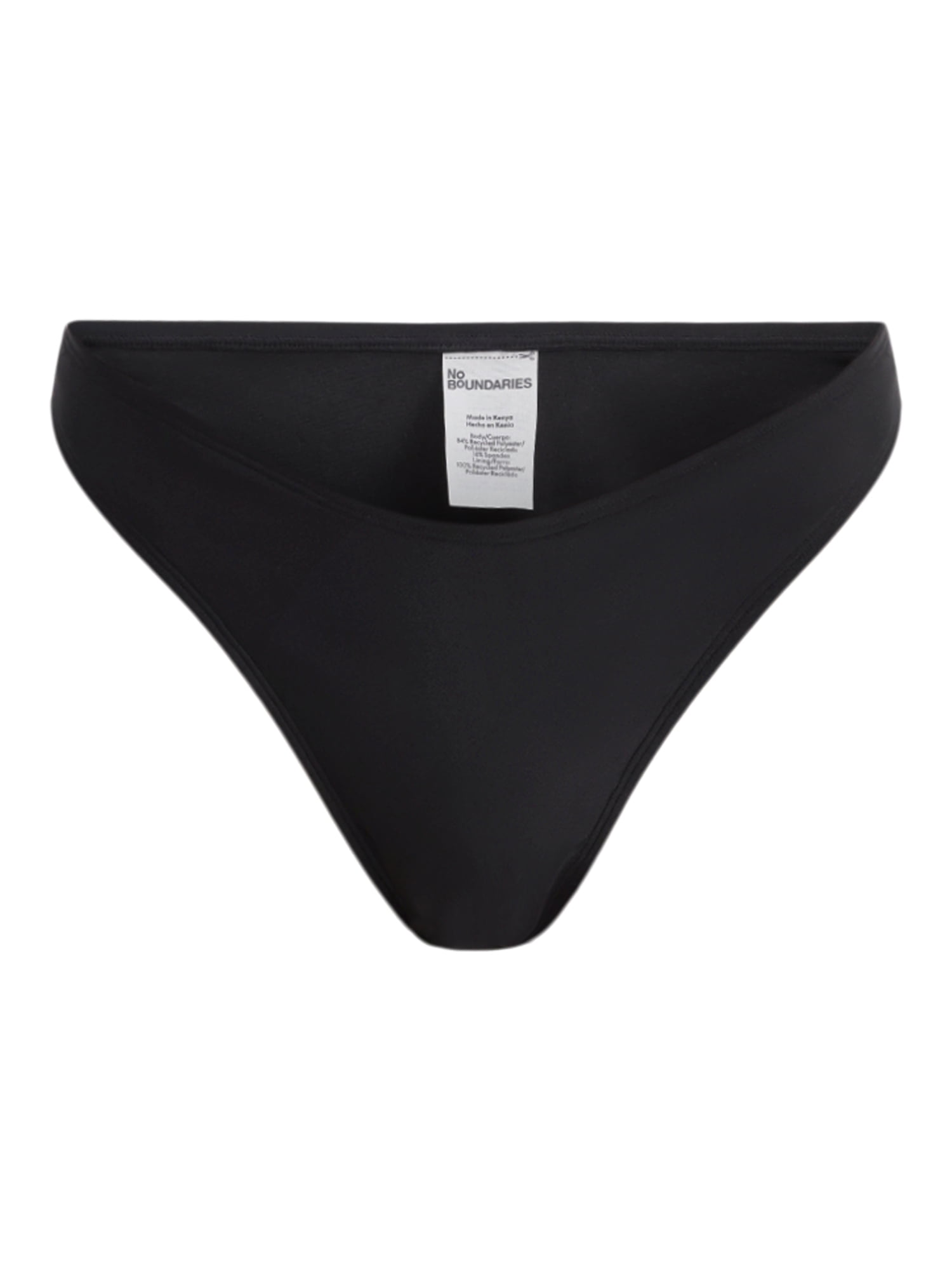 No Boundaries High Leg Mid Rise Cheeky Bikini Bottom, Sizes XXS-XL