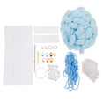 thumbnail image 1 of Shisuyan Fournitures de Sac Fait Main Polyester Bleu 1 Ensemble Matériel de Sac Tissé, 1 of 8