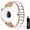 Rose Gold, variant on XIHAMA 18MM Metal & Ceramics Watchband Compatible with Garmin Vivoactive 4S/Vivomove 3S 39mm/Venu 2S/Forerunner 255S Music Smartwatch Wristband Replacement Strap