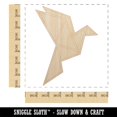 thumbnail image 2 of Origami Paper Bird Wood Shape Unfinished Piece Cutout Craft DIY Projects - 6.25 Inch Size - 1/4 Inch Thick, 2 of 7