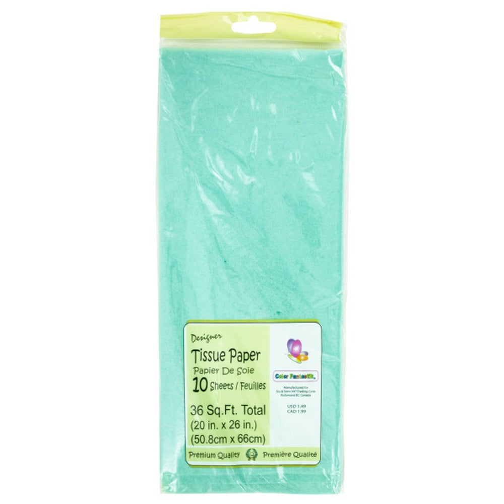 Light Green Tissue Paper, 24 Count