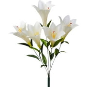 Spring Collection 21" Easter Lily Bush, 12-Pack