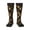 2 Black-1, variant on Womens Gold Moon And Stars Knee High Socks Comfy Thermal Boot Long Socks